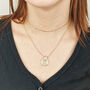 18k Gold Plated Morse Chain Choker, thumbnail 1 of 7