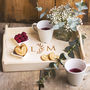 Personalised Serving Tray With Hearts, thumbnail 1 of 9