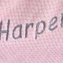 Personalised Pink Honeycomb Baby Blanket, thumbnail 2 of 8