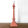 Osha Wood Table Lamp Painted In Farrow And Ball Paint, thumbnail 3 of 7