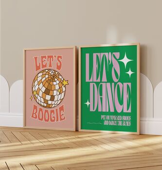 Let's Dance Bowie Lyrics Print, 3 of 3