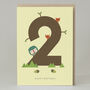 Lucky Pine: Happy 2nd Birthday Card, thumbnail 1 of 2