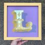 Gold Typography Wall Art 'Circus Letter L', thumbnail 8 of 8