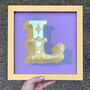 Glass Gold Leaf Circus Style Personalised Initial, thumbnail 8 of 8