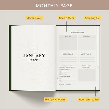 2026 Planner For Planning And Self Care, 12 of 12