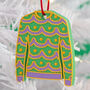 Christmas Jumper Tree Decoration Tinsel, thumbnail 2 of 4