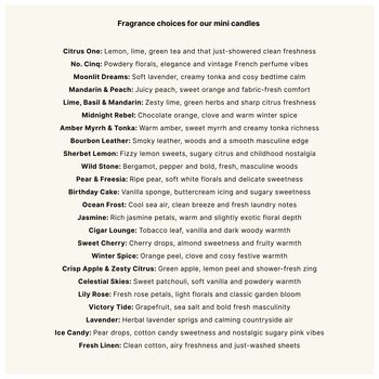 Candle Minis – Pick Any Three Mini Scented Candles | Gift Set, 4 of 9