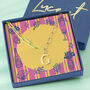 Personalised Initial Gold And Bright Paperclip Chain, thumbnail 6 of 9