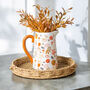 Autumn Flower Jug Vase Halloween Home Decor Vase, thumbnail 2 of 6