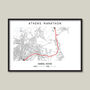 Personalised Athens Marathon Gift Print, thumbnail 1 of 3