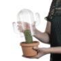 Cactus Shaped Glass Terrarium, thumbnail 4 of 7