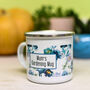 Personalised Mum's Enamel Gardening Mug, thumbnail 3 of 9