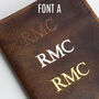 Personalised Leather Pocket Notebook, thumbnail 5 of 11