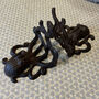 Cast Iron Octopus Decorative Bookends Set Of Two, thumbnail 8 of 9