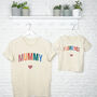 Mummy And Daughter Matching Mothers Day T Shirts, thumbnail 1 of 2