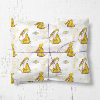 Moon Hare Wrapping Paper Roll Or Folded, 4 of 5