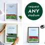 Contemporary Football Stadium Print Gift, Framed Or Unframed, thumbnail 3 of 12