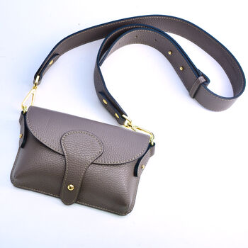 Monogram Mini Leather Crossbody Bag, 4 of 11