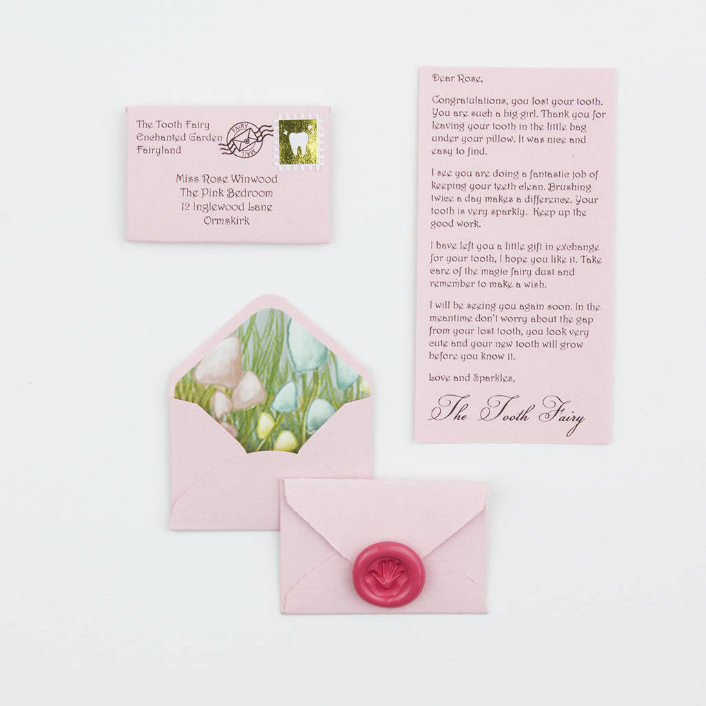 Fairy Door And Tooth Fairy Letter Gift By Little Letter