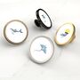 Sealife Sea Creature Animals Ocean Print Cupboard Drawer Pulls Cabinet Door Knobs Handles Dolphins, Stingrays , Octopus, Seahorse, Jellyfish, thumbnail 1 of 7