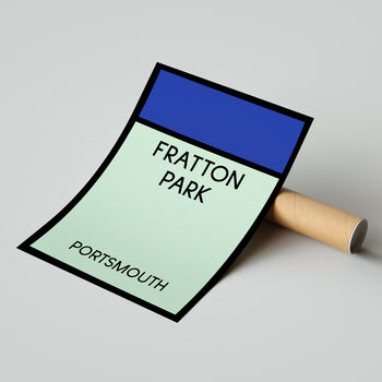 Fratton Park Monopoly Portsmouth Football Print, 2 of 2