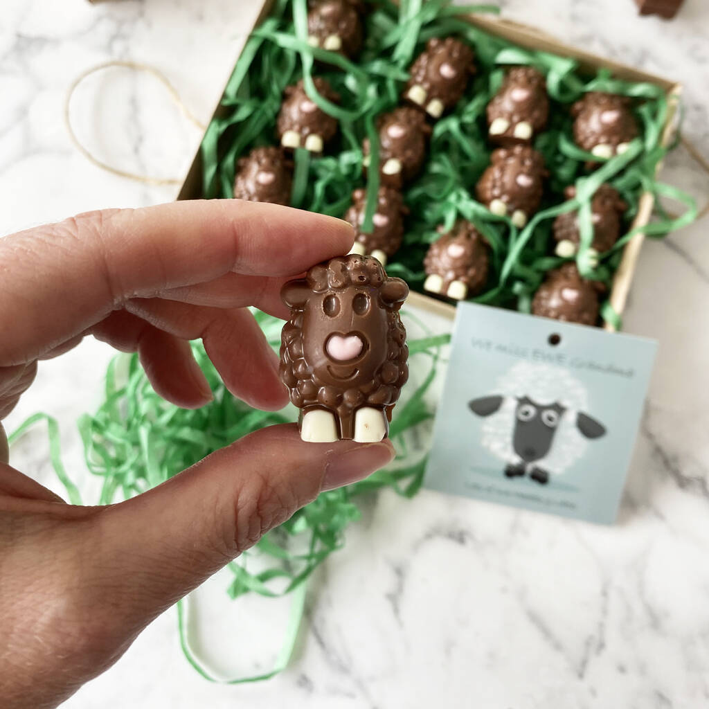 Novelty Chocolate Sheep Gift Gift Box By Perfect Personalised Gifts