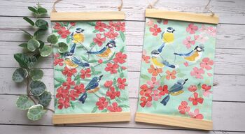 Cherry Blossom And Bluetit Embroidery Pattern Design, 3 of 12