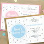 Personalised Christening Or Naming Day Invitations, thumbnail 2 of 4