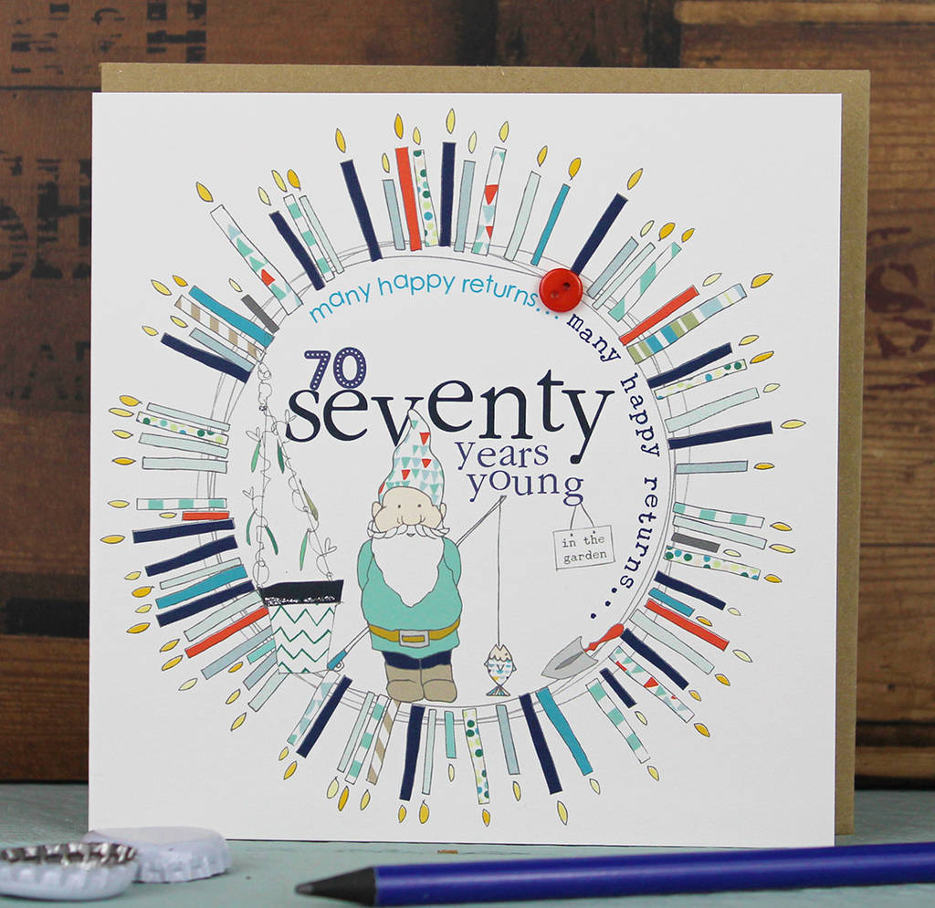 70th Birthday Cards