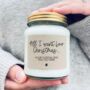 All I Want For Christmas Personalised Scented Candle, thumbnail 2 of 6