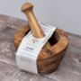 Olive Wood Pestle And Mortar, thumbnail 4 of 4