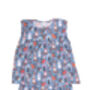 Girls Twilight Woodland Animal Cotton Short Pyjama Set, thumbnail 1 of 9