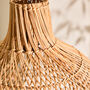 Rattan Teardrop Easy Fit Ceiling Shade, thumbnail 3 of 4