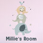 Personalised Elephant Wall Sticker Room Decor, thumbnail 2 of 2