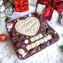 Xl Merry Christmas Personalised Chocolate Slab, thumbnail 2 of 3