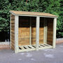 Heavy Duty Log Store 4ft X 5ft High Quality Timber, thumbnail 6 of 7
