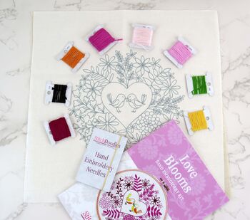 'Love Blooms' Is A Delight To Stitch Embroidery Design, 12 of 12