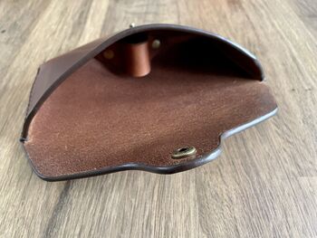 Personalised Spanish Brown Leather Glasses Case, 7 of 12