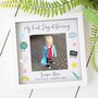 Personalised Glass Photo First Day At Nursery Frame, thumbnail 2 of 2