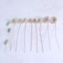 White And Gold Ceramic Flower Bouquet Large, thumbnail 5 of 12