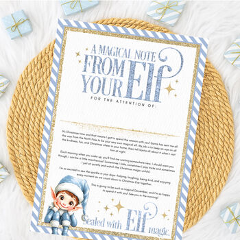 Personalised Magical Note From Your Elf, 2 of 3