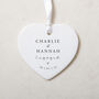 Personalised Engagement Heart Ceramic Gift, thumbnail 2 of 6