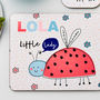 Personalised Children's Pastel Ladybird Placemat Set, thumbnail 2 of 6