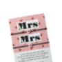 Mrs And Mrs Wish Bracelets | Lesbian Wedding Gifts, thumbnail 5 of 6