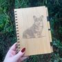 Personalised Corgi Dog Engraved Notebook, thumbnail 2 of 4