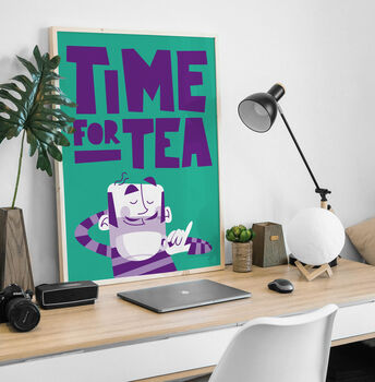 Time For Tea Kitchen Print, 3 of 8