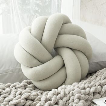 Knot Cushion In Various Colours, 6 of 12