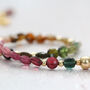 Multi Coloured Tourmaline Bracelet, thumbnail 6 of 8