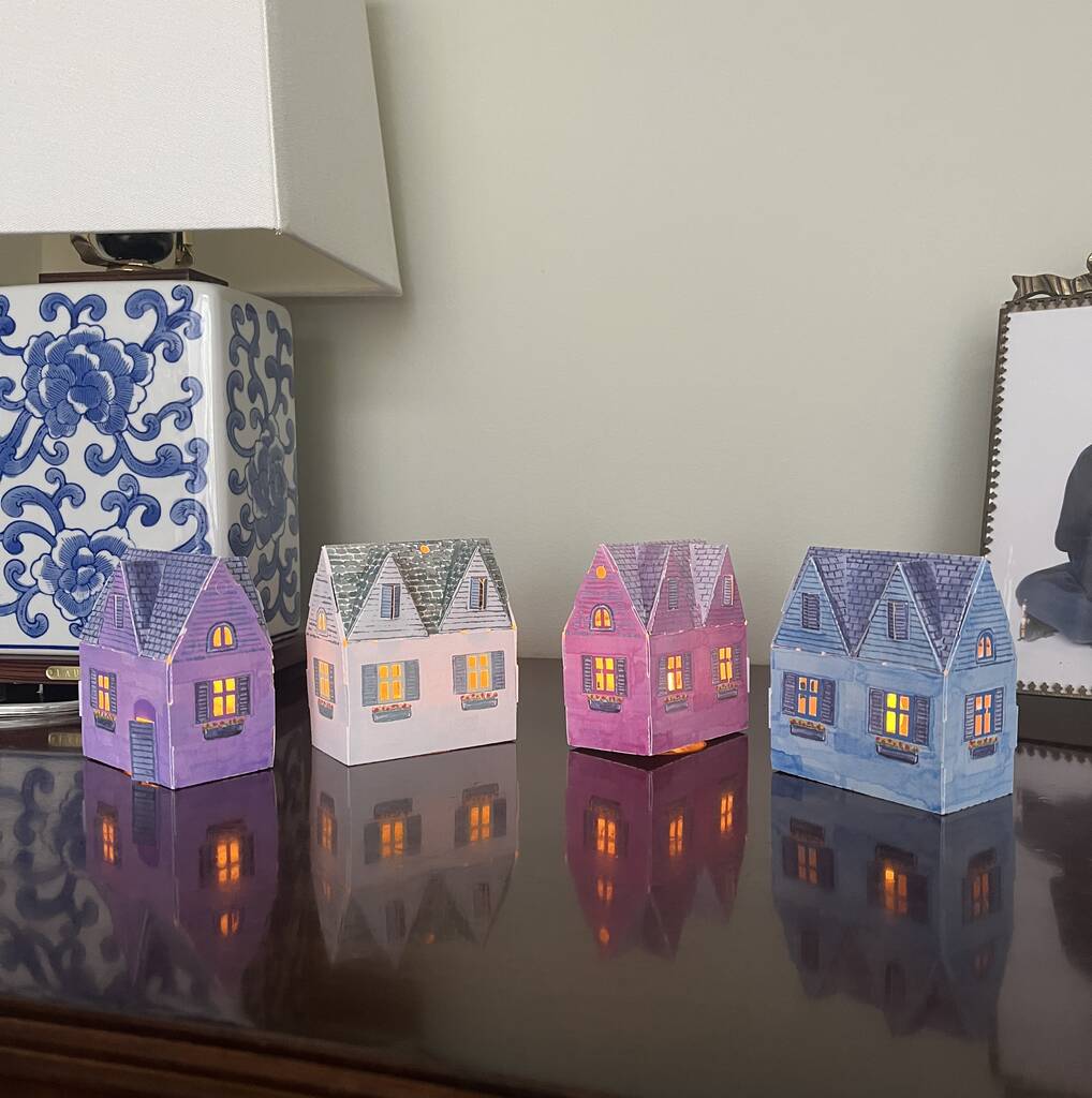 Build Your Own Retro Village Of Four Traditional Cottages, 1 of 6