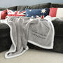 Personalised Save On Your Heating Warm Grey Blanket, thumbnail 2 of 9